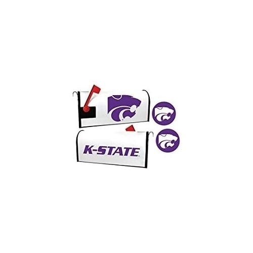 Kansas State Wildcats NCAA Officially Licensed Mailbox Cover and Sticker Set Image 1