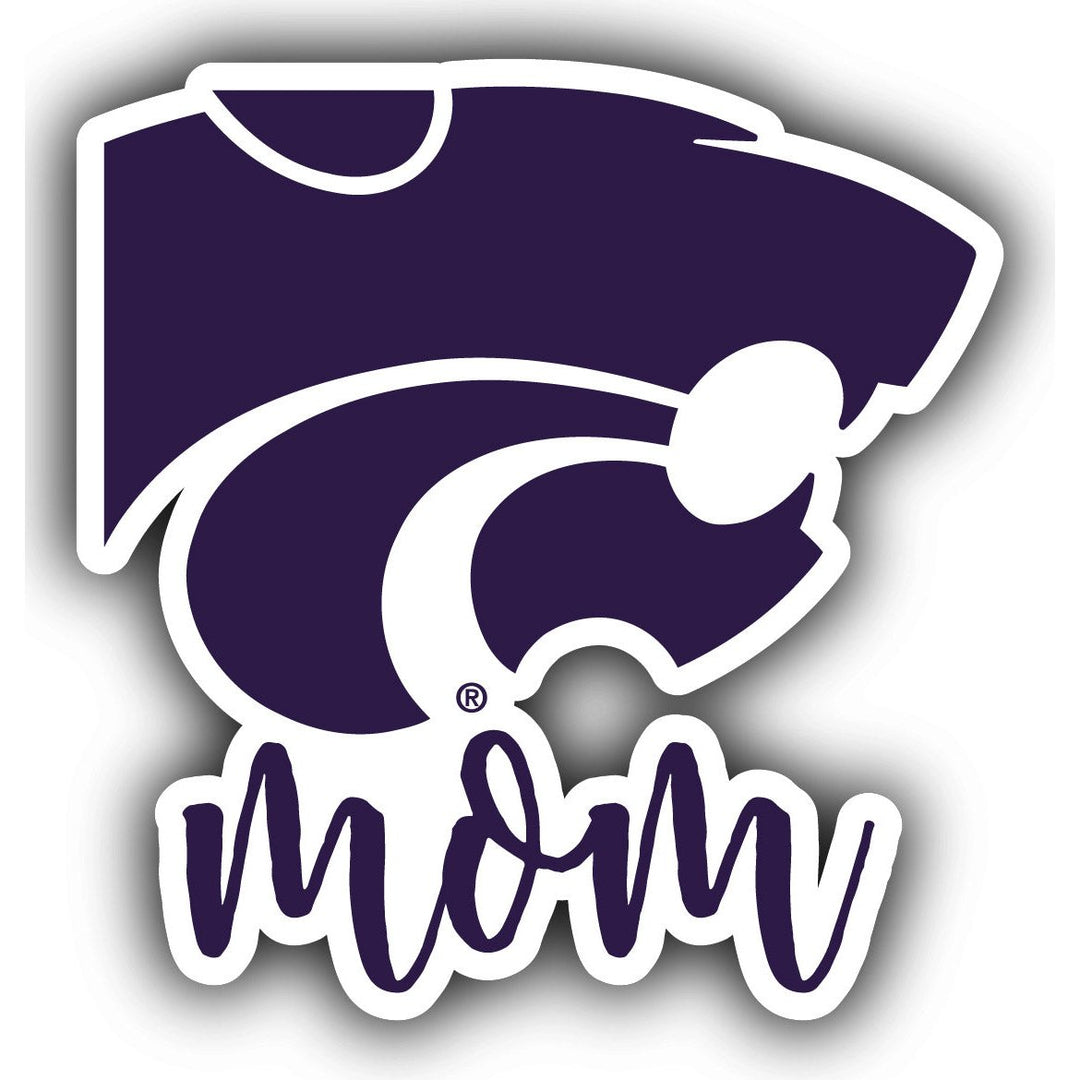 Kansas State Wildcats 4-Inch Proud Mom NCAA - Durable School Spirit Vinyl Decal Perfect Image 1