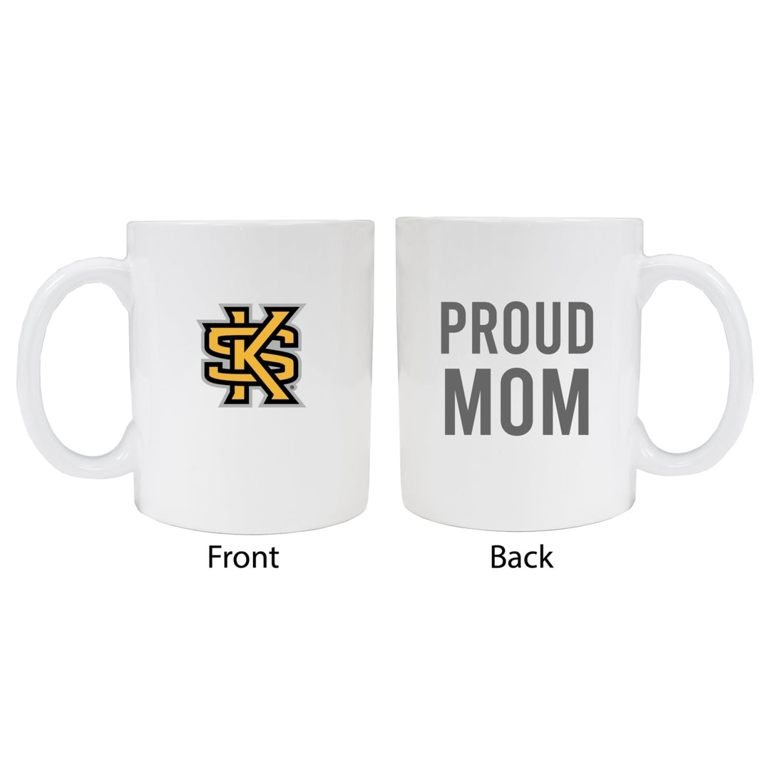 Kennesaw State University Proud Mom Ceramic Coffee Mug - White (2 Pack) Image 1