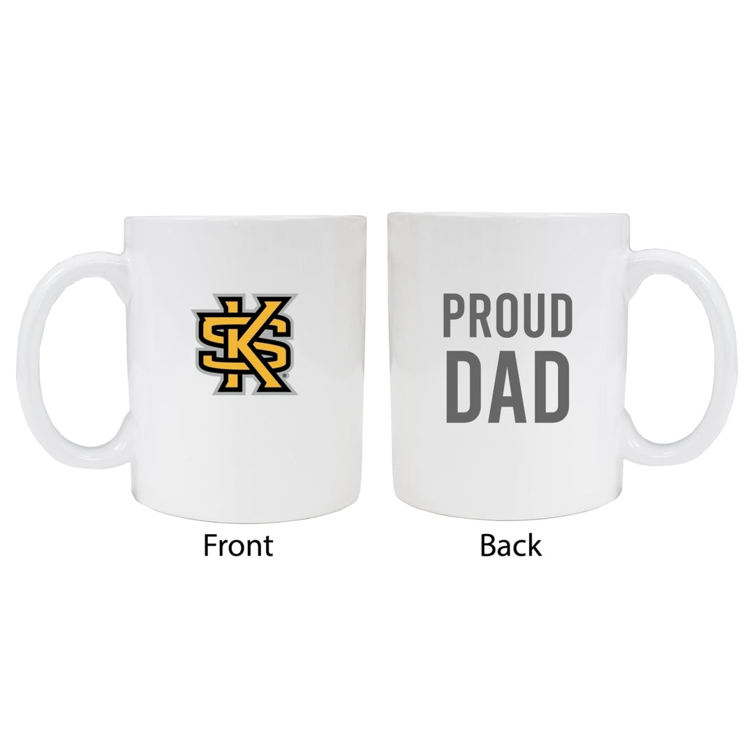 Kennesaw State University Proud Dad Ceramic Coffee Mug - White Image 1