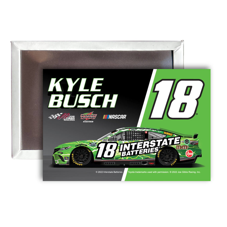 Kyle Busch 18 Nascar 2x3-Inch Fridge Magnet for 2022 Image 1