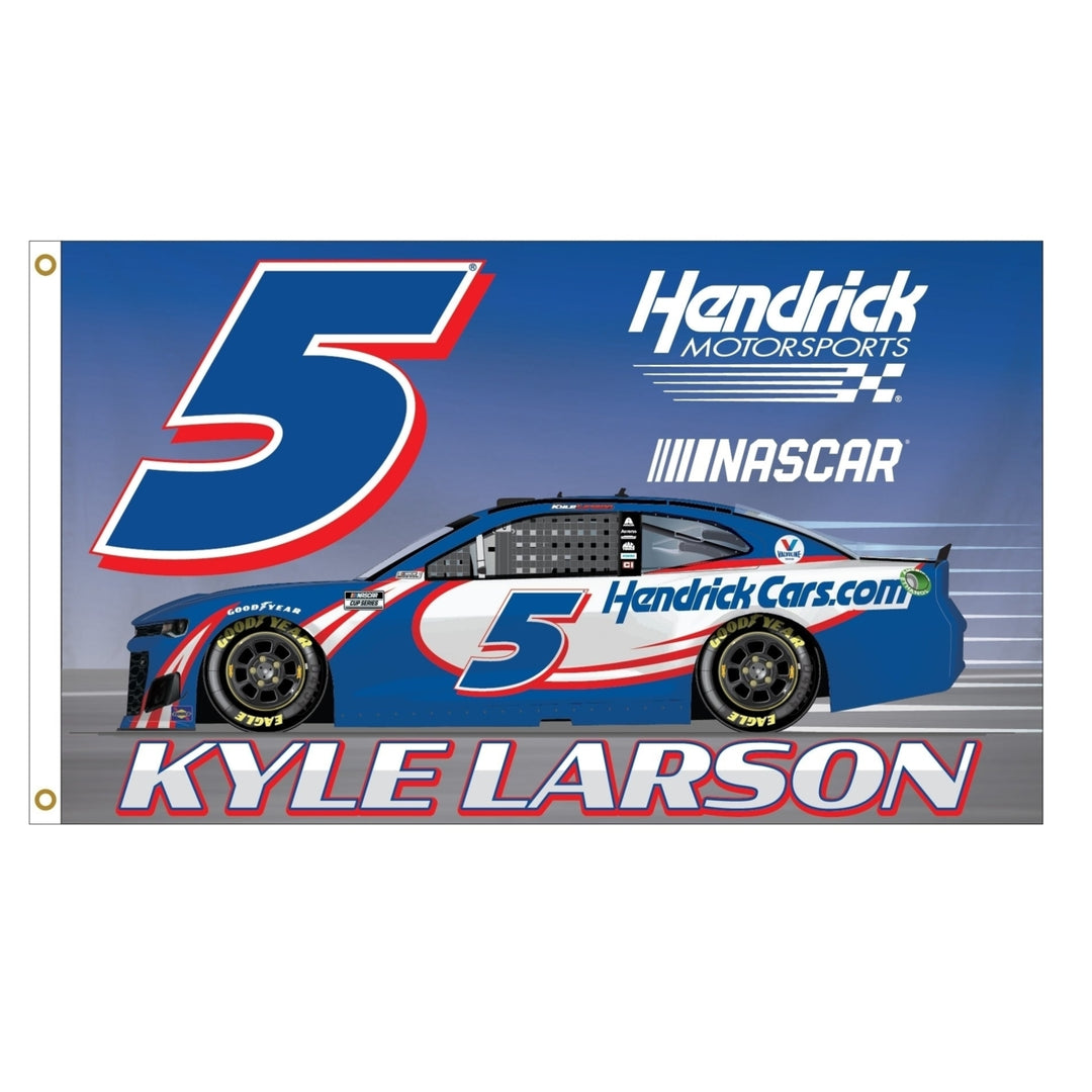 Kyle Larson 5 NASCAR Cup Series 3x5 Flag for 2021 Image 1