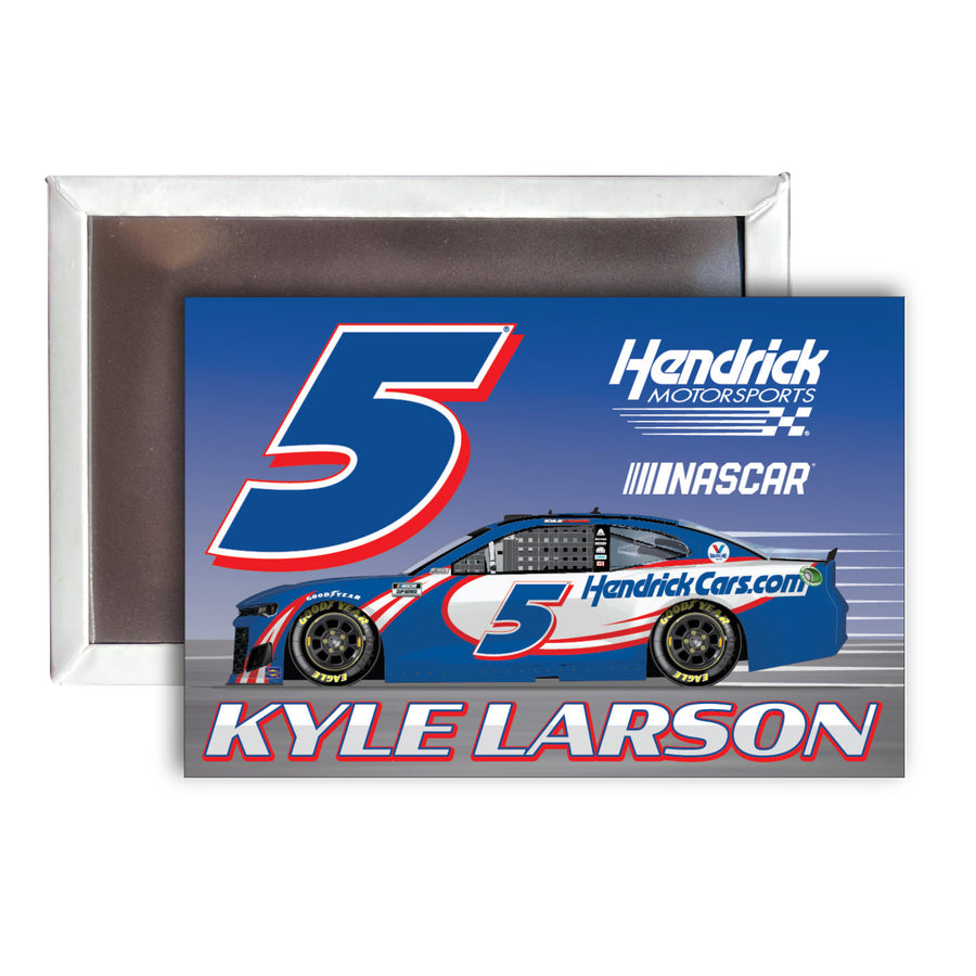 5 Kyle Larson Fridge Magnet 4-Pack Image 1