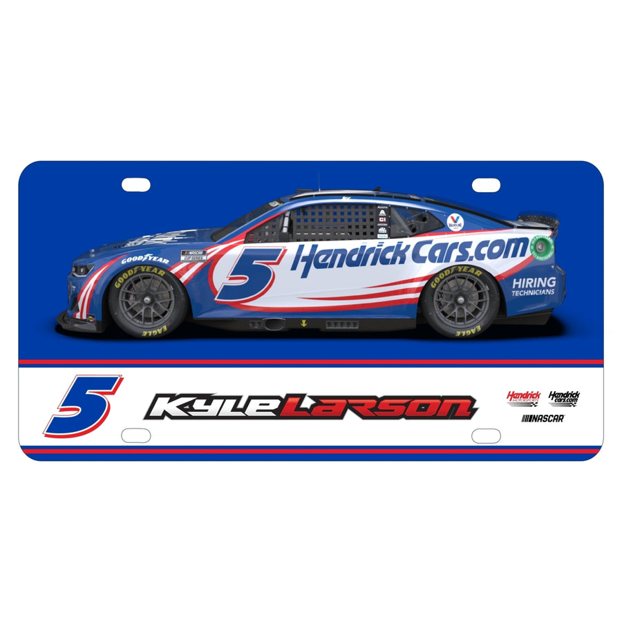5 Kyle Larson Officially Licensed NASCAR License Plate Image 1
