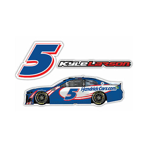 Kyle Larson NASCAR 5 3 Pack Laser Cut Decal Image 1