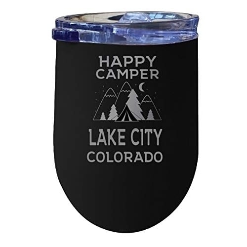 Lake City Colorado Stainless Steel Wine Tumbler Image 1