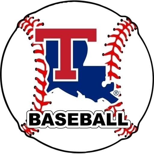 Louisiana Tech Bulldogs 4-Inch Round Baseball NCAA Passion Vinyl Decal Sticker Image 1