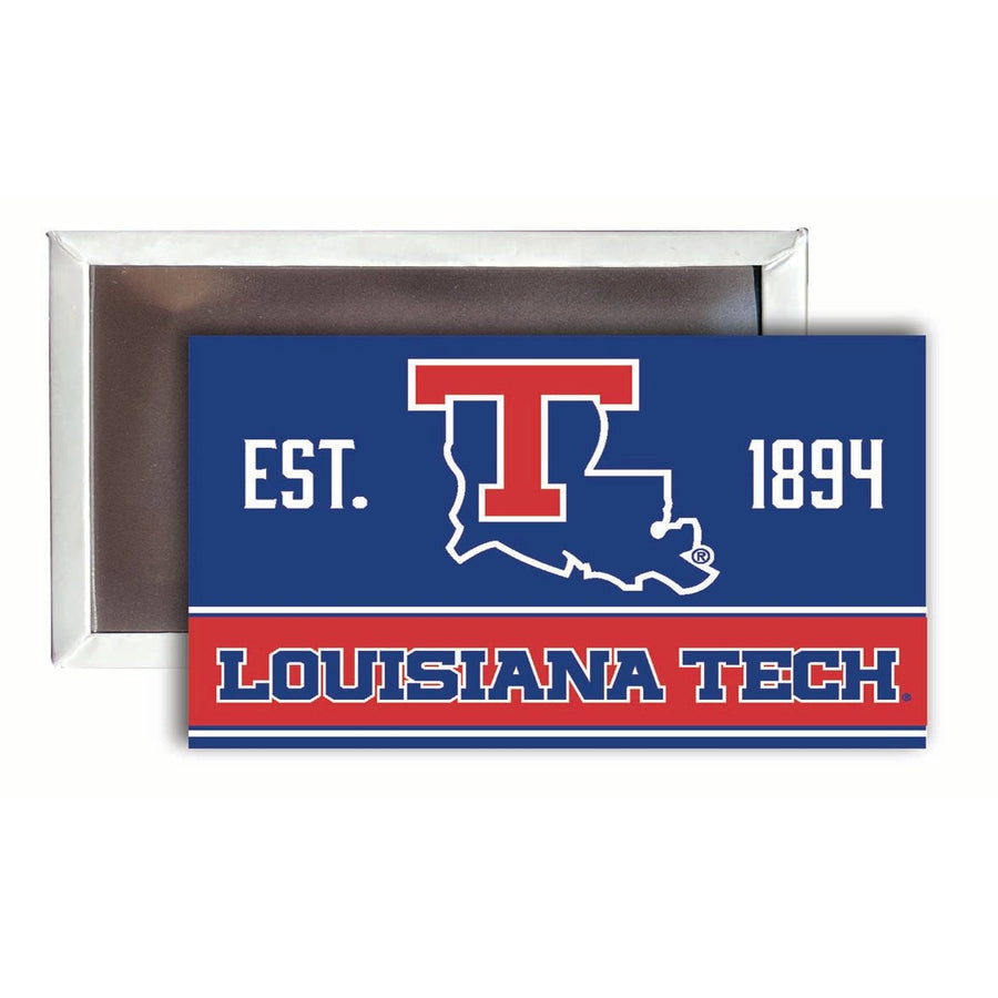 Louisiana Tech Bulldogs 2x3-Inch NCAA Vibrant Collegiate Fridge Magnet - Multi-Surface Team Pride Accessory Single Unit Image 1