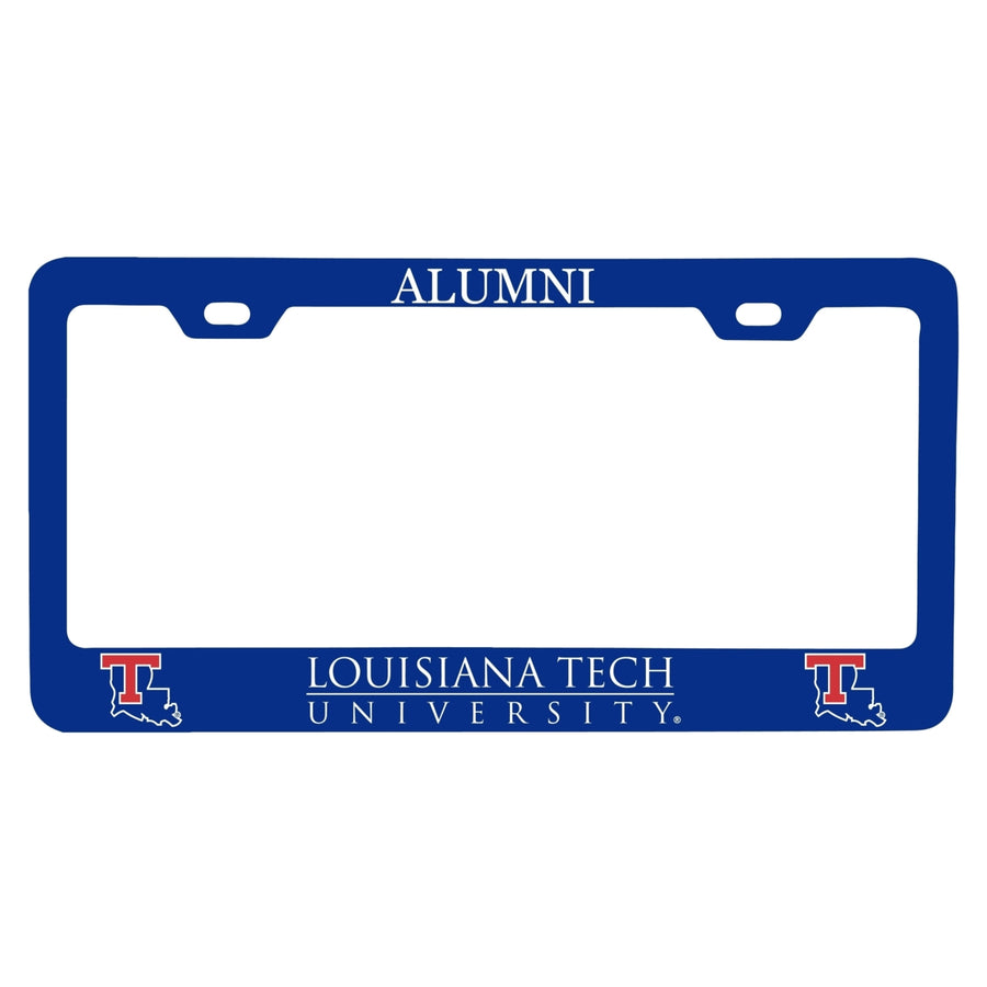 NCAA Louisiana Tech Bulldogs Alumni License Plate Frame - Colorful Heavy Gauge Metal, Officially Licensed Image 1