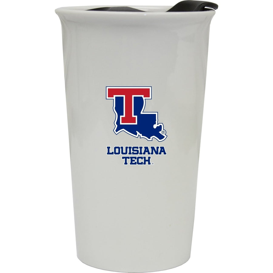 Louisiana Tech University Double Walled Ceramic Tumbler Image 1