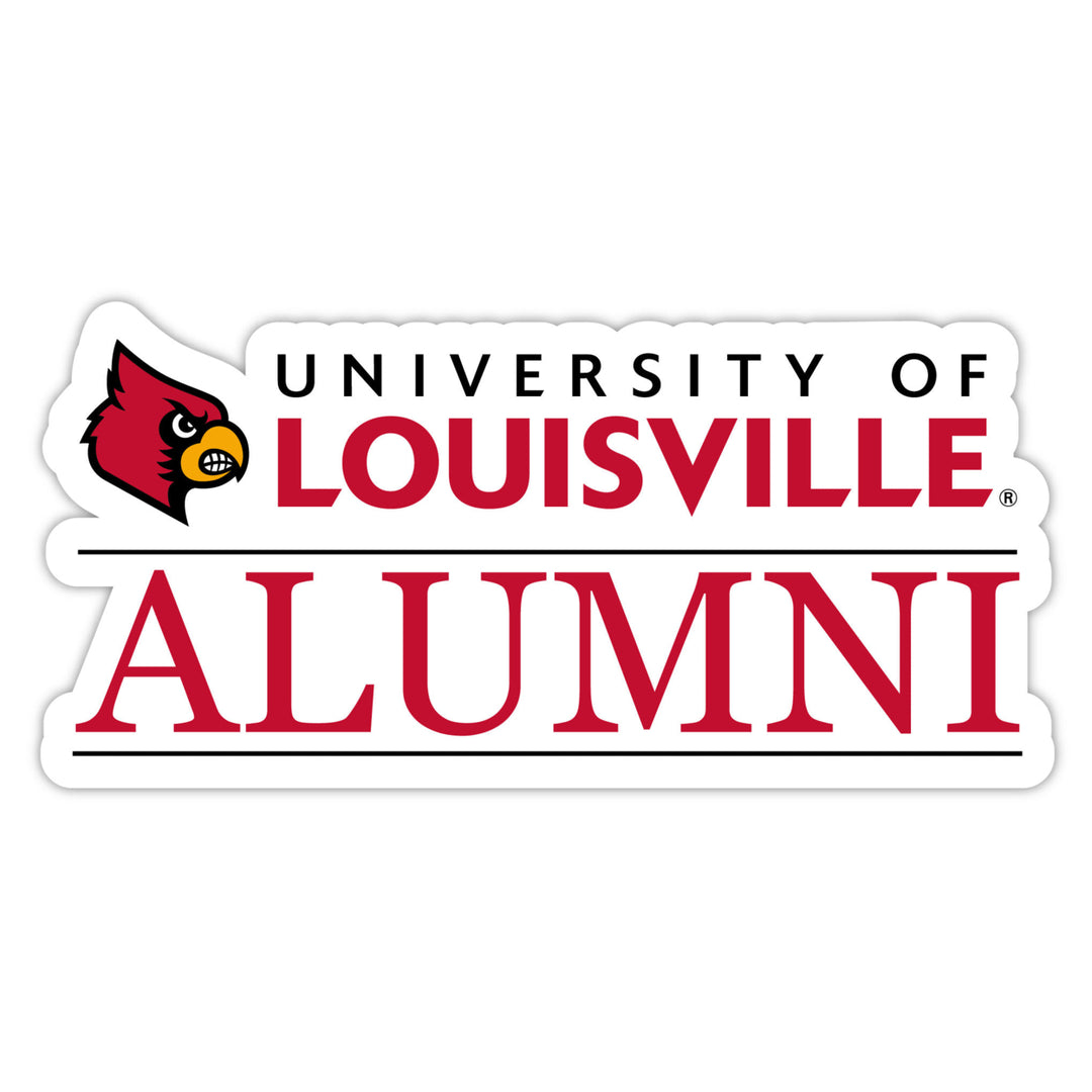 Louisville Cardinals Alumni 4" Sticker Image 1