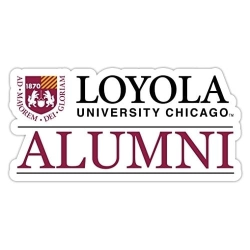 Loyola University Ramblers 4-Inch Alumni NCAA Vinyl Sticker - Durable School Spirit Decal Image 1