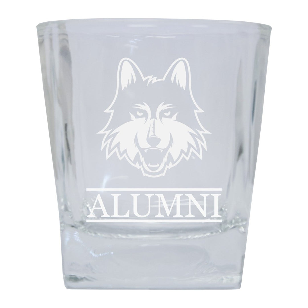 Loyola University Ramblers Alumni Elegance - 5 oz Etched Shooter Glass Tumbler 2-Pack Image 1