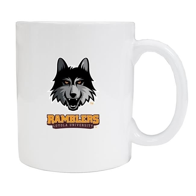 Loyola University Ramblers White Ceramic NCAA Fan Mug 2-Pack (White) Image 1