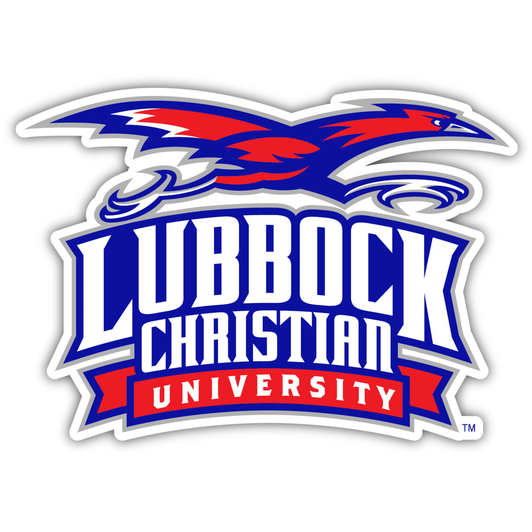 Lubbock Christian University Chaparral 4-Inch Elegant School Logo NCAA Vinyl Decal Sticker for Fans, Students, and Image 1