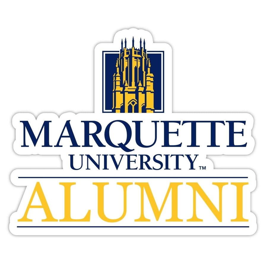 Marquette Golden Eagles 4-Inch Alumni NCAA Vinyl Sticker - Durable School Spirit Decal Image 1