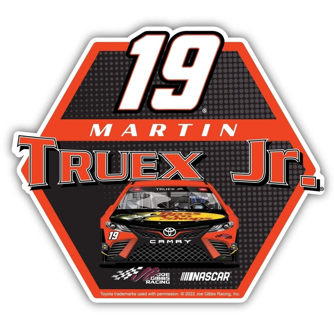 Martin Truex Jr. 19 NASCAR Laser Cut Decal Image 1