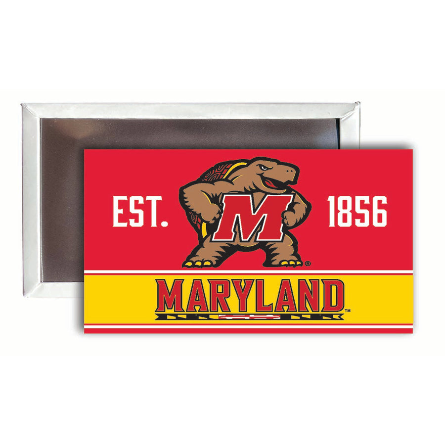 Maryland Terrapins 2x3-Inch NCAA Vibrant Collegiate Fridge Magnet - Multi-Surface Team Pride Accessory Single Unit Image 1
