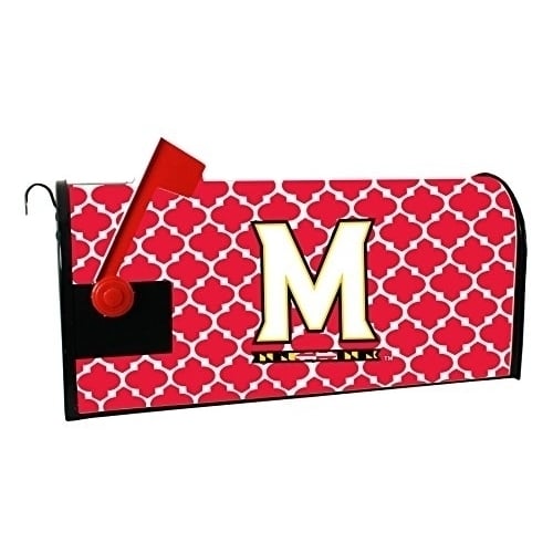 Maryland Terrapins NCAA Officially Licensed Mailbox Cover Moroccan Design Image 1