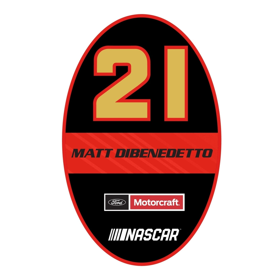 Matt DiBenedetto 21 NASCAR Oval Magnet For 2020 Image 1