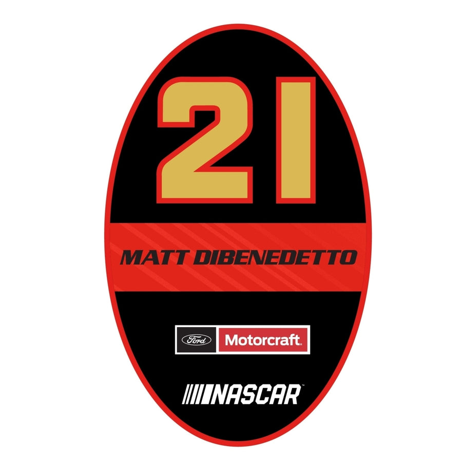 Matt DiBenedetto 21 NASCAR Oval Magnet  For 2020 Image 1
