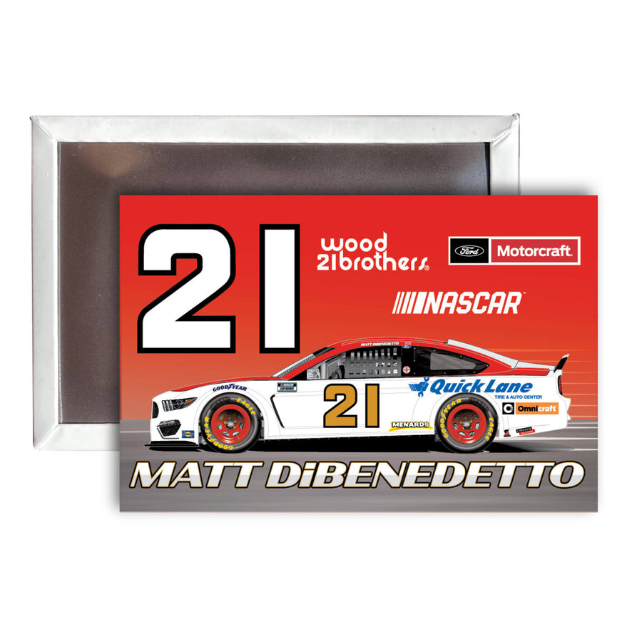 Matt DiBenedetto NASCAR 21 Fridge Magnet 4-Pack Image 1