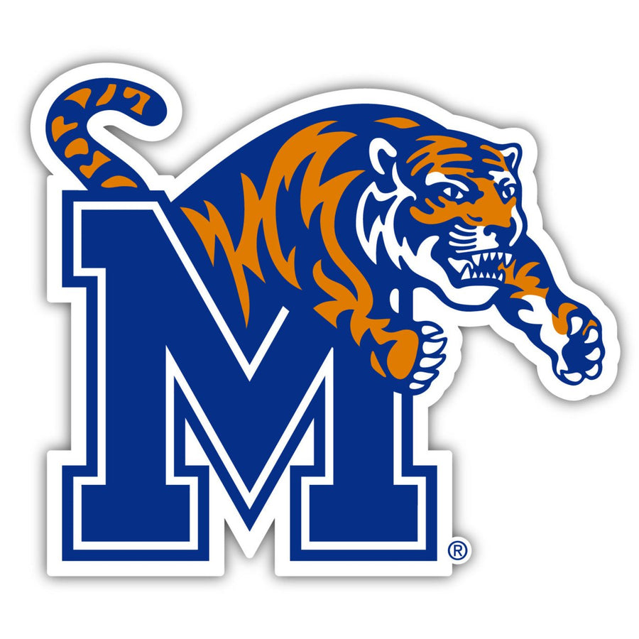 Memphis Tigers 4-Inch Elegant School Logo NCAA Vinyl Decal Sticker for Fans, Students, and Alumni Image 1