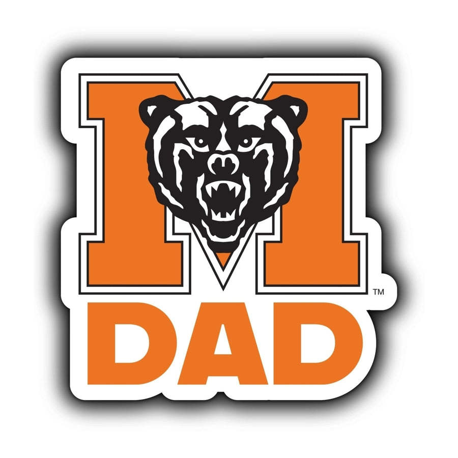 Mercer University 4-Inch Proud Dad NCAA - Durable School Spirit Vinyl Decal Perfect Image 1