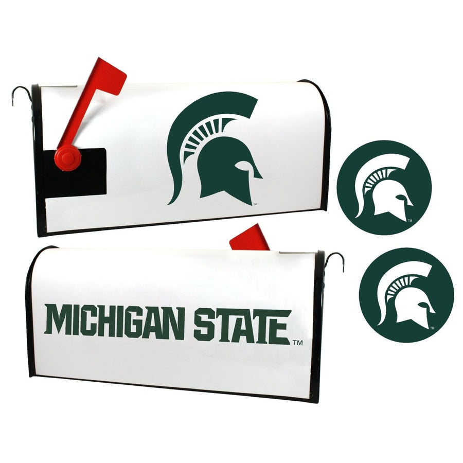 Michigan State Spartans NCAA Officially Licensed Mailbox Cover and Sticker Set Image 1