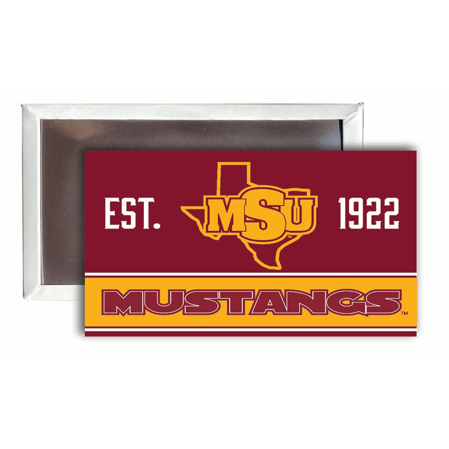 Midwestern State University Mustangs 2x3-Inch NCAA Vibrant Collegiate Fridge Magnet - Multi-Surface Team Pride Accessory Image 1