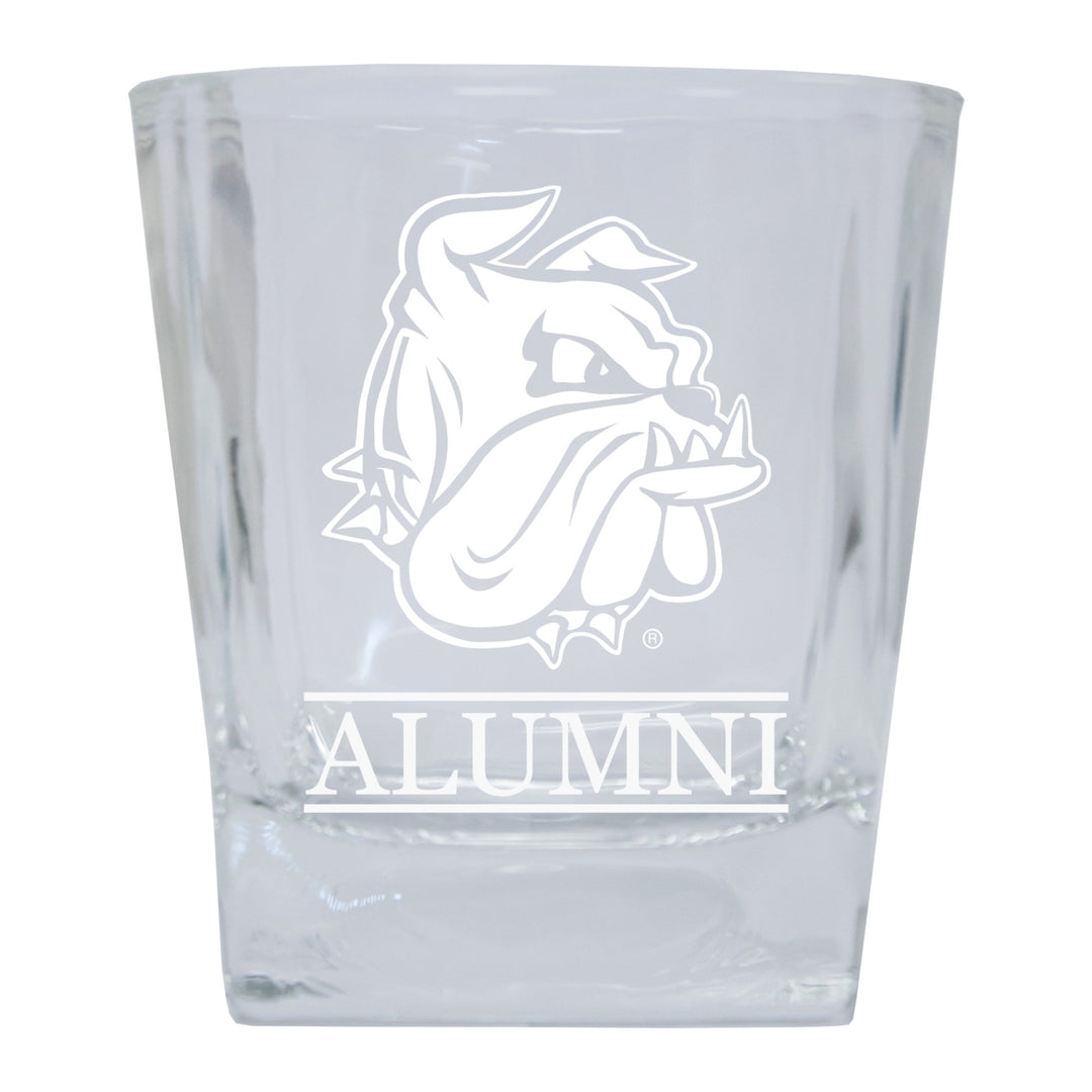 Minnesota Duluth Bulldogs 2-Pack Alumni Elegance 10oz Etched Glass Tumbler Image 1