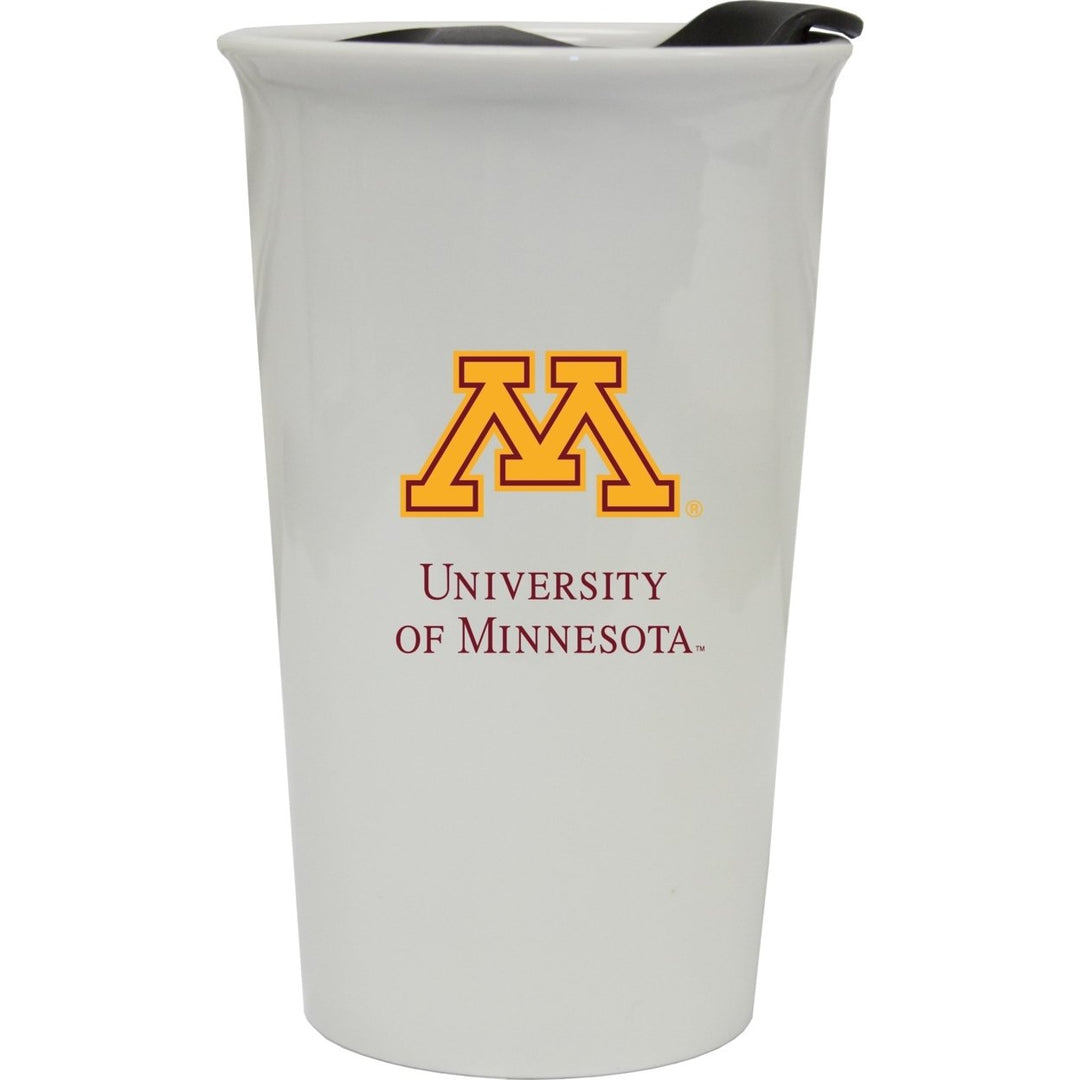 Minnesota Gophers Double Walled Ceramic Tumbler Image 1