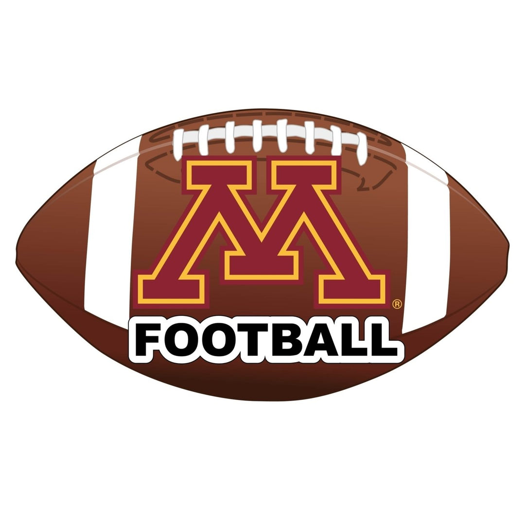 Minnesota Gophers 4-Inch Round Football NCAA Gridiron Glory Vinyl Decal Sticker Image 1