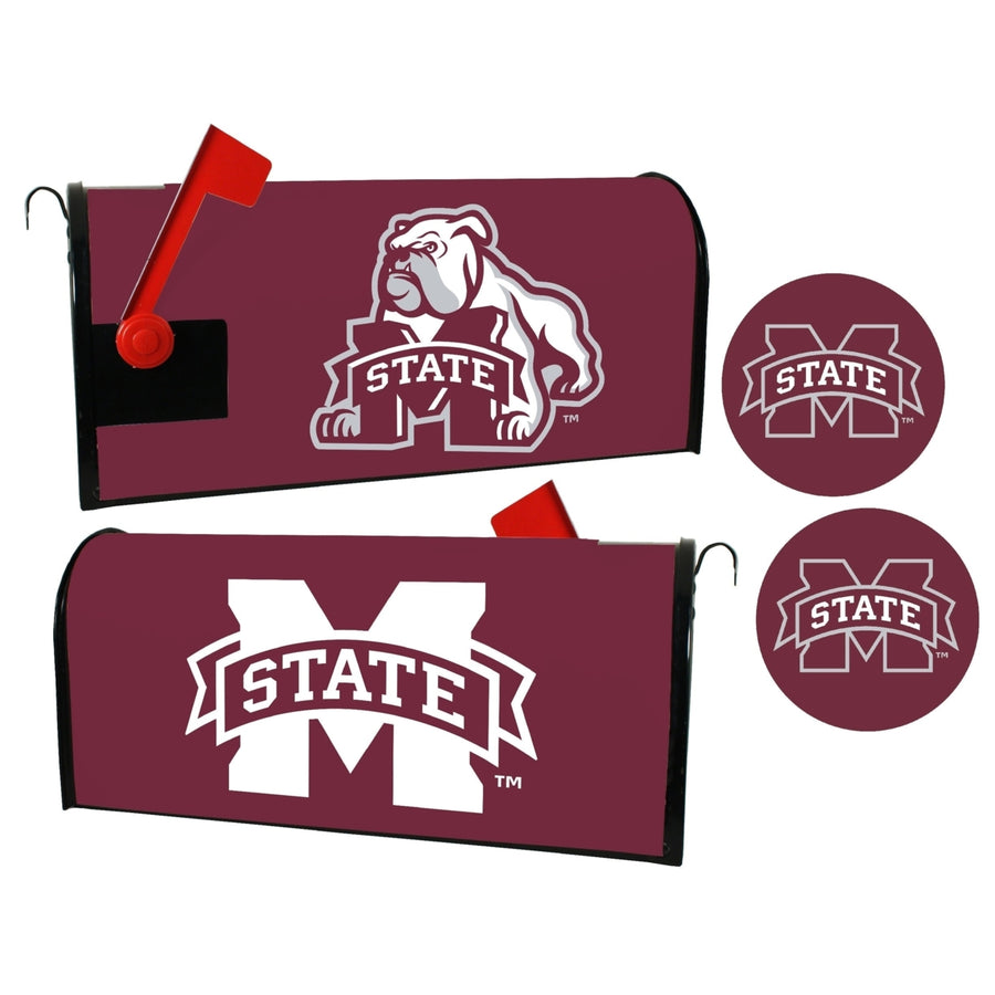 Mississippi State Bulldogs NCAA Officially Licensed Mailbox Cover and Sticker Set Image 1