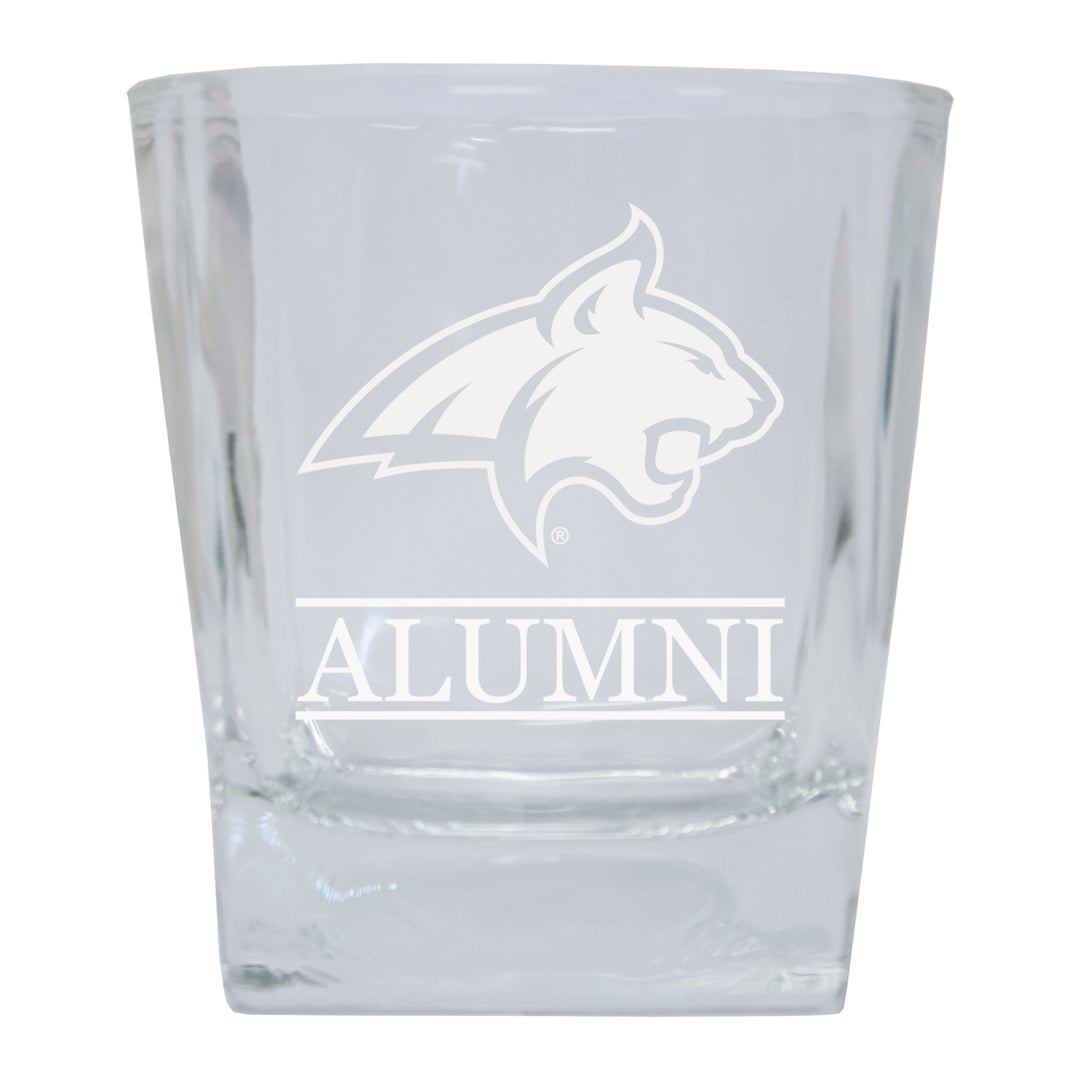 Montana State Bobcats Alumni Elegance - 5 oz Etched Shooter Glass Tumbler 2-Pack Image 1