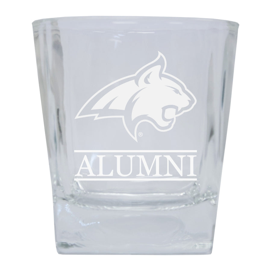 Montana State Bobcats Alumni Elegance - 5 oz Etched Shooter Glass Tumbler 2-Pack Image 1