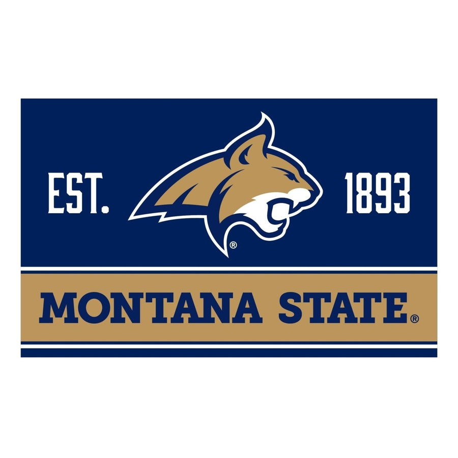 Montana State Bobcats Wood Sign with Frame Image 1