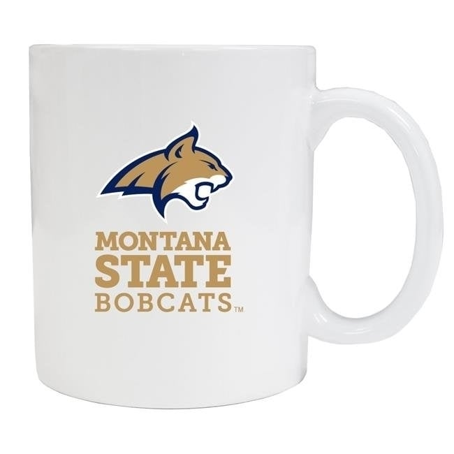 Montana State Bobcats White Ceramic NCAA Fan Mug 2-Pack (White) Image 1