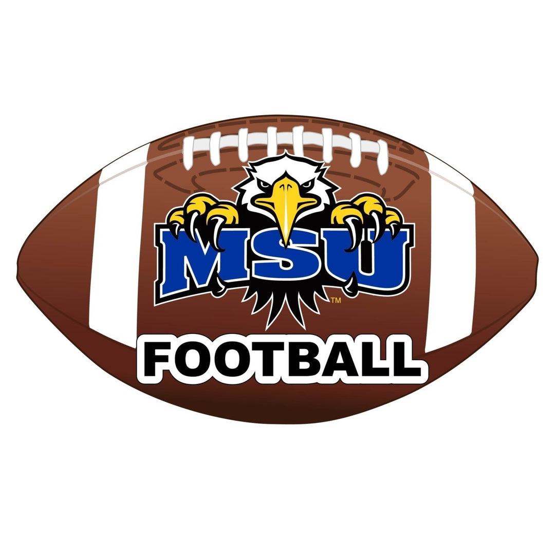 Morehead State University 4-Inch Round Football NCAA Gridiron Glory Vinyl Decal Sticker Image 1