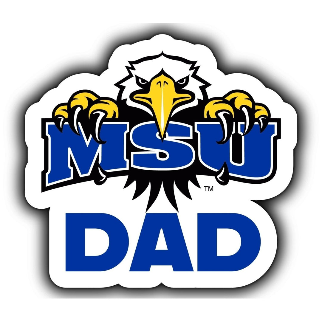 Morehead State University 4-Inch Proud Dad NCAA - Durable School Spirit Vinyl Decal Perfect Image 1