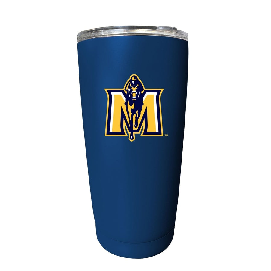 Murray State University NCAA Insulated Tumbler - 16oz Stainless Steel Travel Mug Navy Image 1
