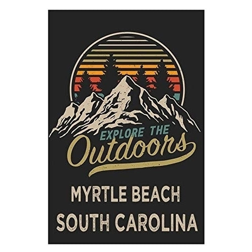 Myrtle Beach South Carolina Souvenir 2x3-Inch Fridge Magnet Explore The Outdoors Image 1