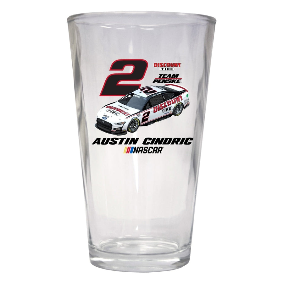 2 Austin Cindric Pint Glass Image 1