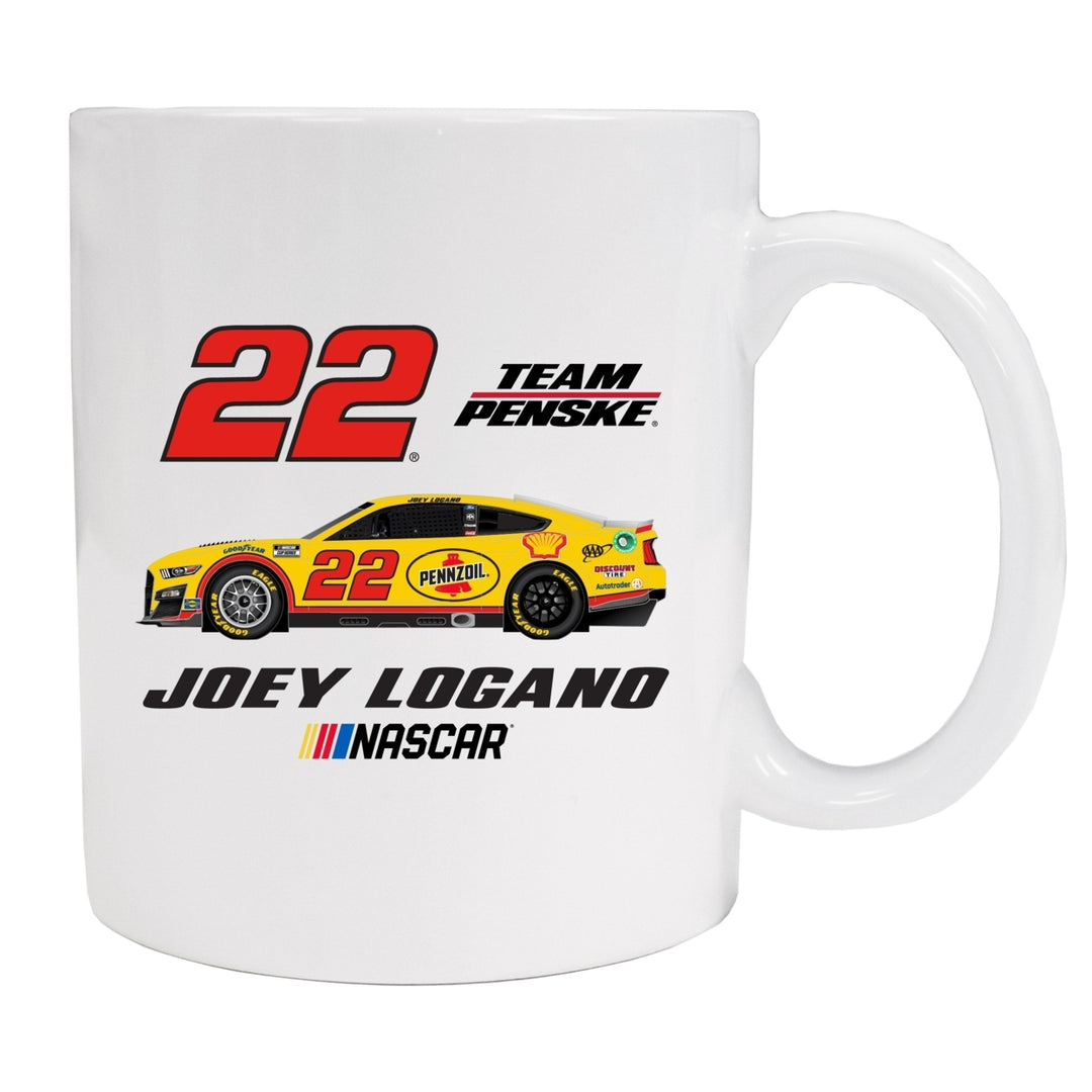 22 Joey Logano Ceramic Mug Car Design Image 1