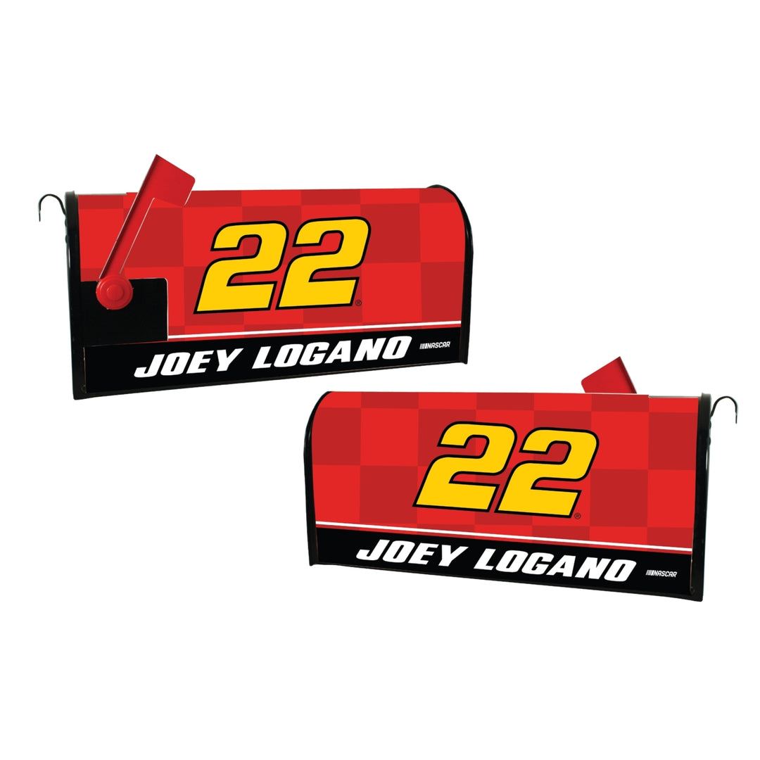 Nascar 22 Joey Logano Mailbox Cover Number Design  for 2022 Image 1