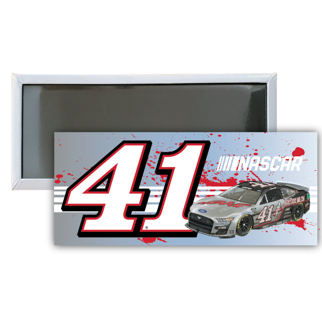 Nascar 41 Cole Custer 4.75 x 2-Inch Fridge Magnet Image 1