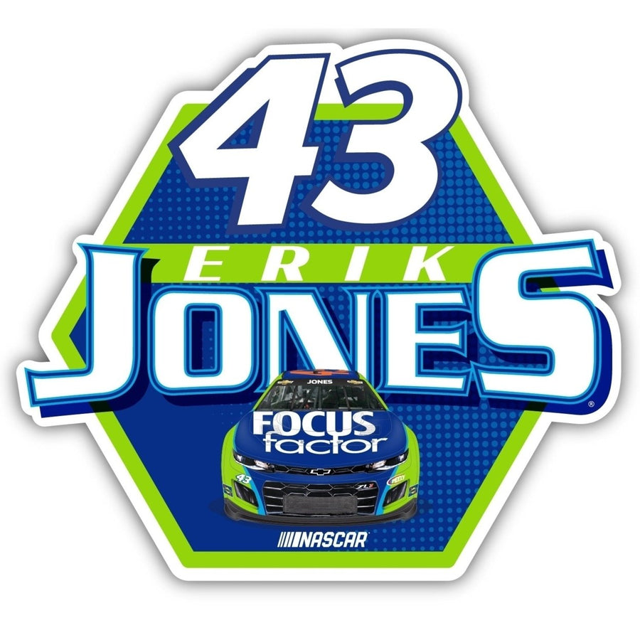 Nascar 43 Erik Jones 4-Inch Vinyl Decal Sticker Image 1