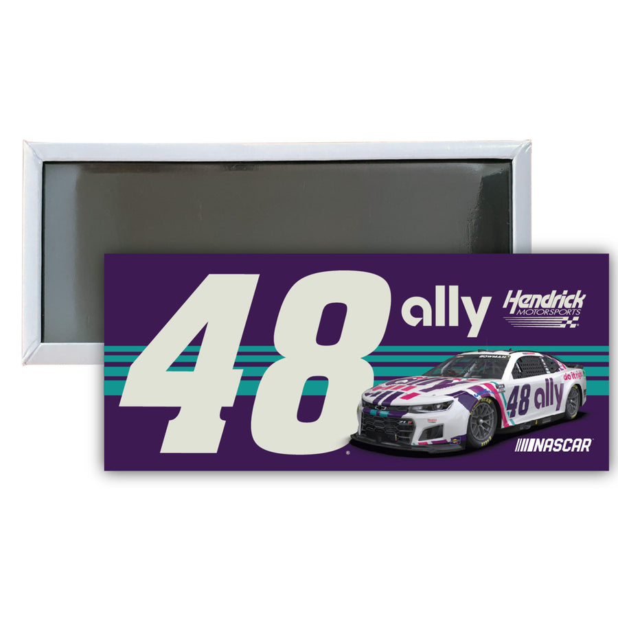 Nascar 48 Alex Bowman 4.75 x 2-Inch Fridge Magnet Image 1