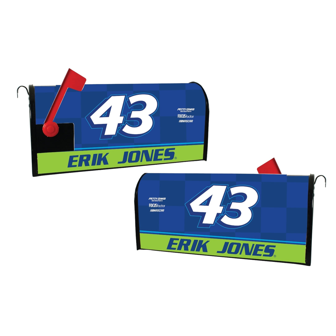 Nascar 43 Erik Jones Mailbox Cover Number Design for 2022 Image 1