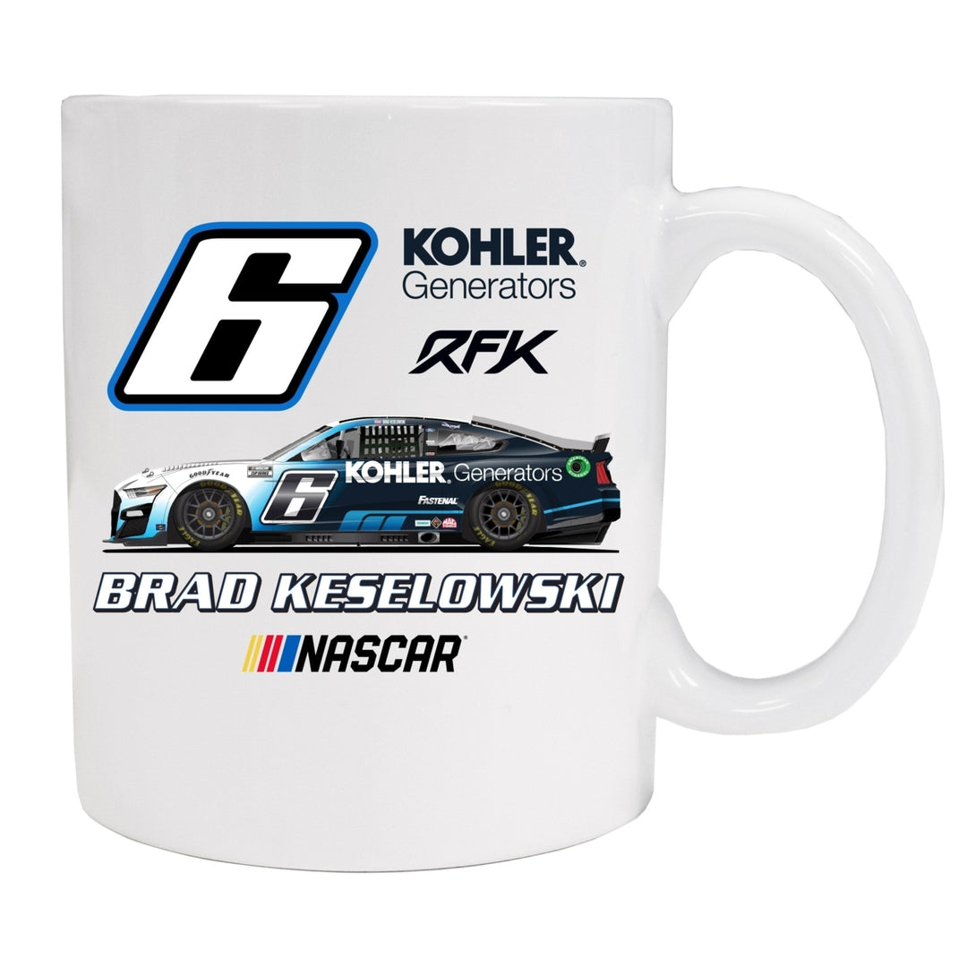 6 Brad Keselowski Ceramic Mug Car Design Image 1